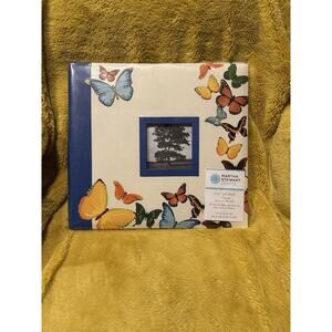 Martha Stewart 12x12" Scrapbook Elegant Album NEW Embossed Butterflies Memories